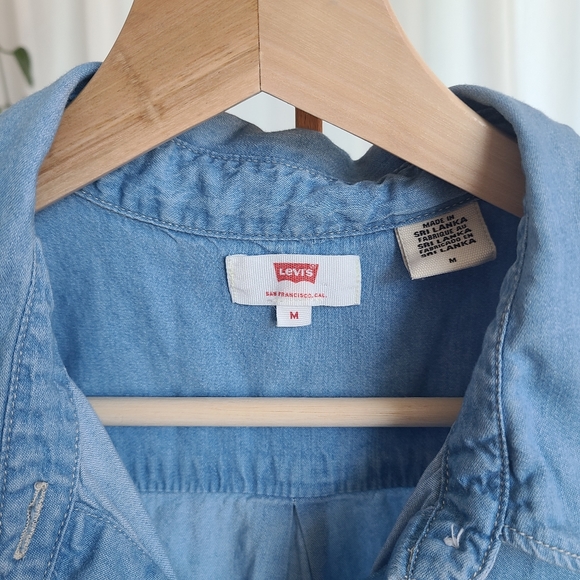 Women's Levi's Coralie button-down jean shirt - Picture 5 of 9